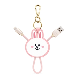 GARMMA LINE Friends Apple Lightning皮革吊飾傳輸線 兔兔