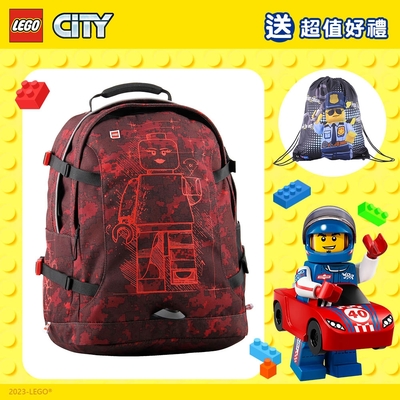 【LEGO】丹麥樂高青少年背包-紅機器人 20041-1916