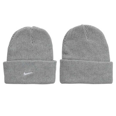 NIKE 針織毛帽-保暖 休閒 帽子 FB6529-063 灰白