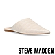 STEVE MADDEN-TIFF 皮紋尖頭平底拖鞋-杏色 product thumbnail 1