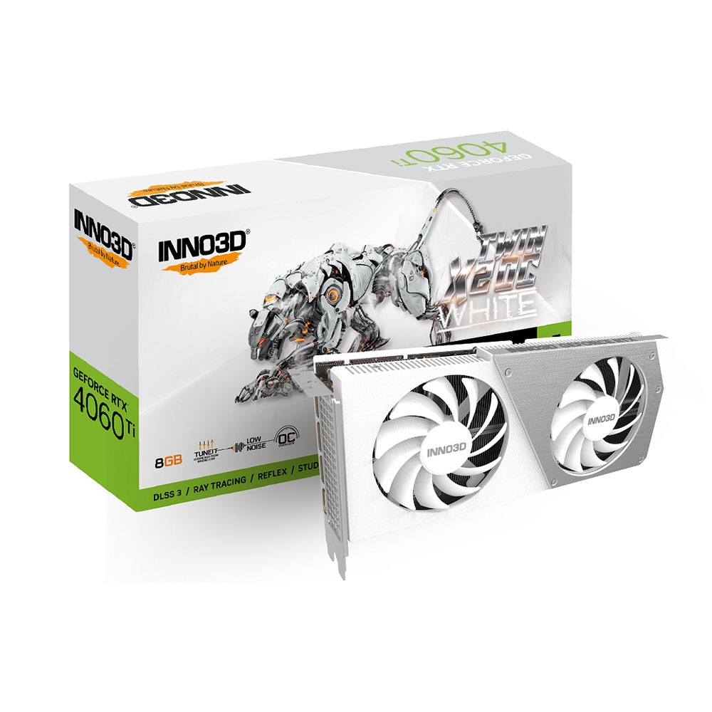 Inno3D 映眾 RTX 4060TI 8GB GDDR6 TWIN X2 OC WHITE 顯示卡