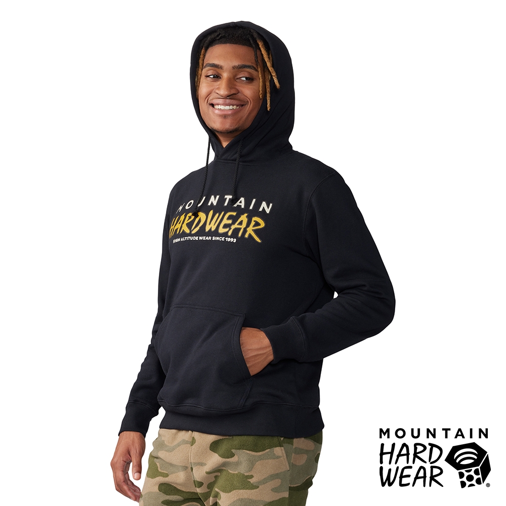 【Mountain Hardwear】 90s MHW Logo Pullover Hoody 90年代Logo長袖連帽大學T恤 男款 黑 #2042681