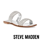 STEVE MADDEN-ZAZZIE 閃亮鑽面雙帶拖鞋-銀色 product thumbnail 1