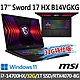 msi微星 Sword 17 HX B14VGKG-025TW 17吋 電競筆電 (i7-14700HX/32G/1T SSD/RTX4070-8G/Win11-32G特仕版) product thumbnail 1