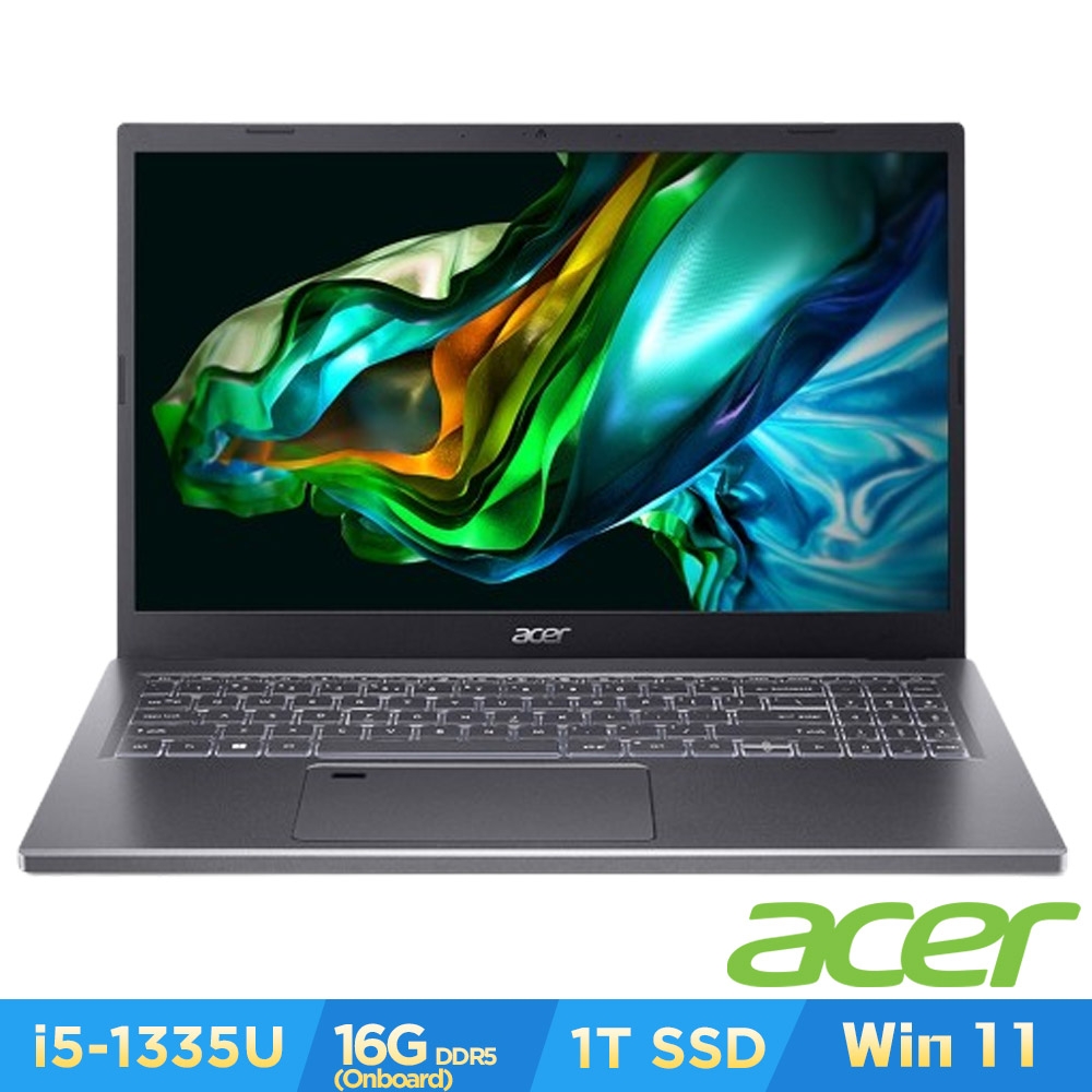 Acer 宏碁 Aspire 5 A515-58M-5164 15.6吋筆電(i5-1335U/16G/1T/Ｗin11)