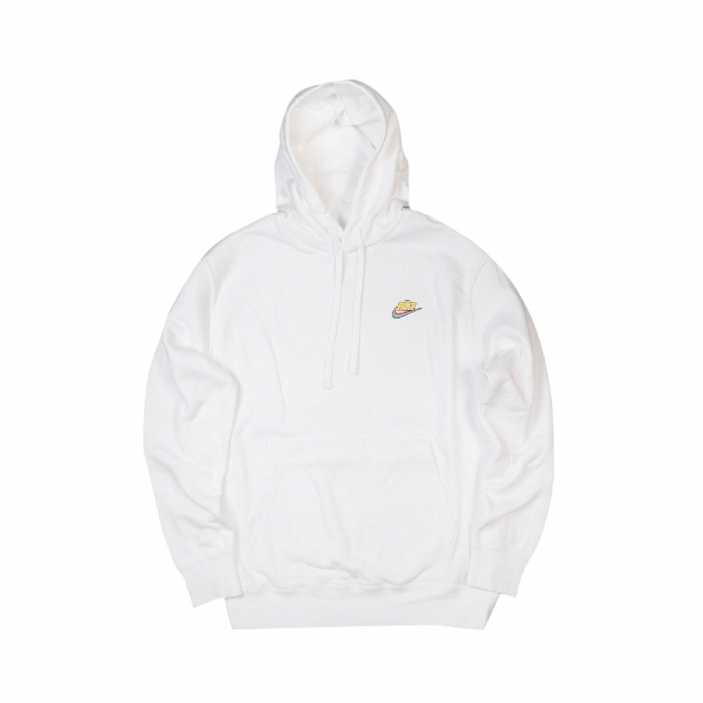 Nike 帽T Keep It Clean Hoodie 男款 NSW 休閒 洗滌劑泡沫 復古海報 微刷毛 白彩 DM2200-100