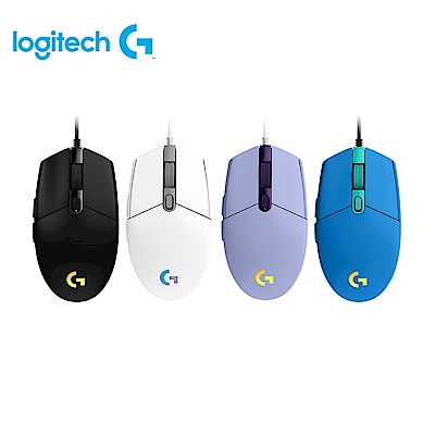 羅技 logitech G G102 炫彩遊戲滑鼠(顏色任選)