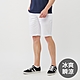 GIORDANO  男裝彈力冰冰短褲 - 01 標誌白 product thumbnail 1