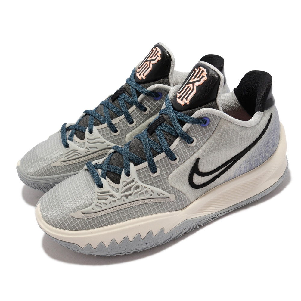 Nike 籃球鞋Kyrie Low 4 EP 運動男鞋明星款氣墊避震包覆支撐球鞋灰黑