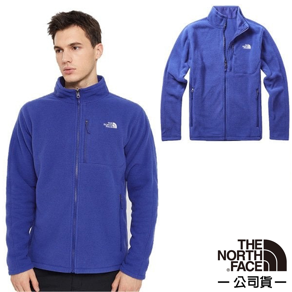 【The North Face】 男 Polartec保暖透氣抓絨外套.夾克_3VT9-N8E 藍