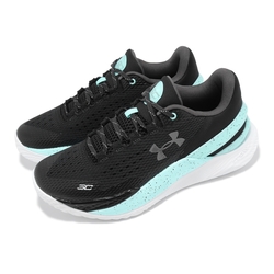 Under Armour 籃球鞋 Curry 2 Low Flotro 男鞋 黑 藍 支撐 Flow 緩震 復刻 UA 運動鞋 3026276001