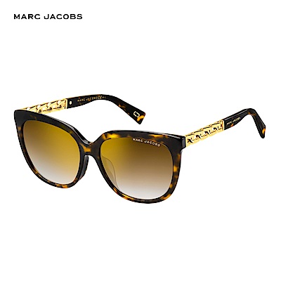 Marc Jacobs- MARC 317/S 都會時尚鎖鏈太陽眼鏡 玳瑁色