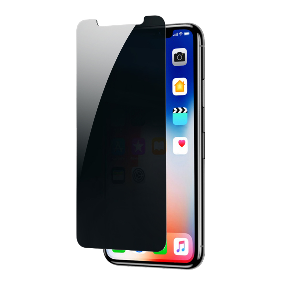 iPhone X XS 非滿版 半屏 高清防窺 9H玻璃鋼化膜 手機 保護貼 iPhoneX保護貼 iPhoneXS保護貼