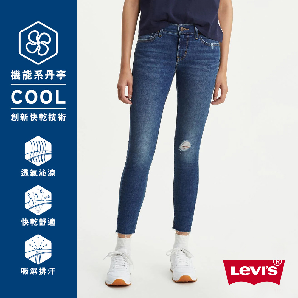 Levis 女款 710 中腰超緊身窄管 超彈力牛仔褲Cool Jeans