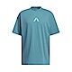 Adidas AE Foun Tee IT0119 男 短袖 上衣 T恤 運動 休閒 聯名款 棉質 舒適 藍綠 product thumbnail 1