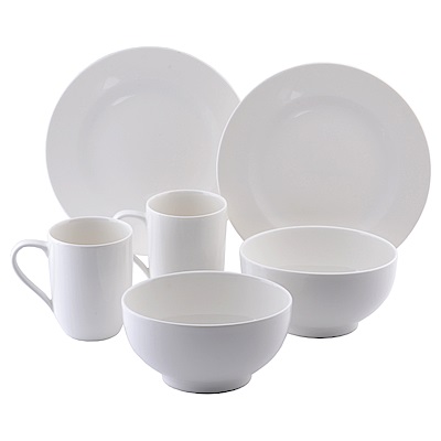 Villeroy & Boch唯寶 For Me系列 餐盤 馬克杯 餐碗 6入組