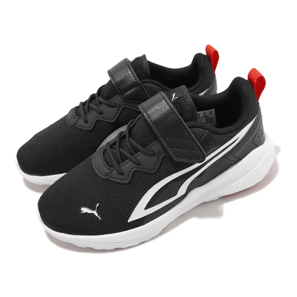 Puma 童鞋 All-Day Active AC PS 中童 黑 白 魔鬼氈 運動鞋 小朋友 38738701