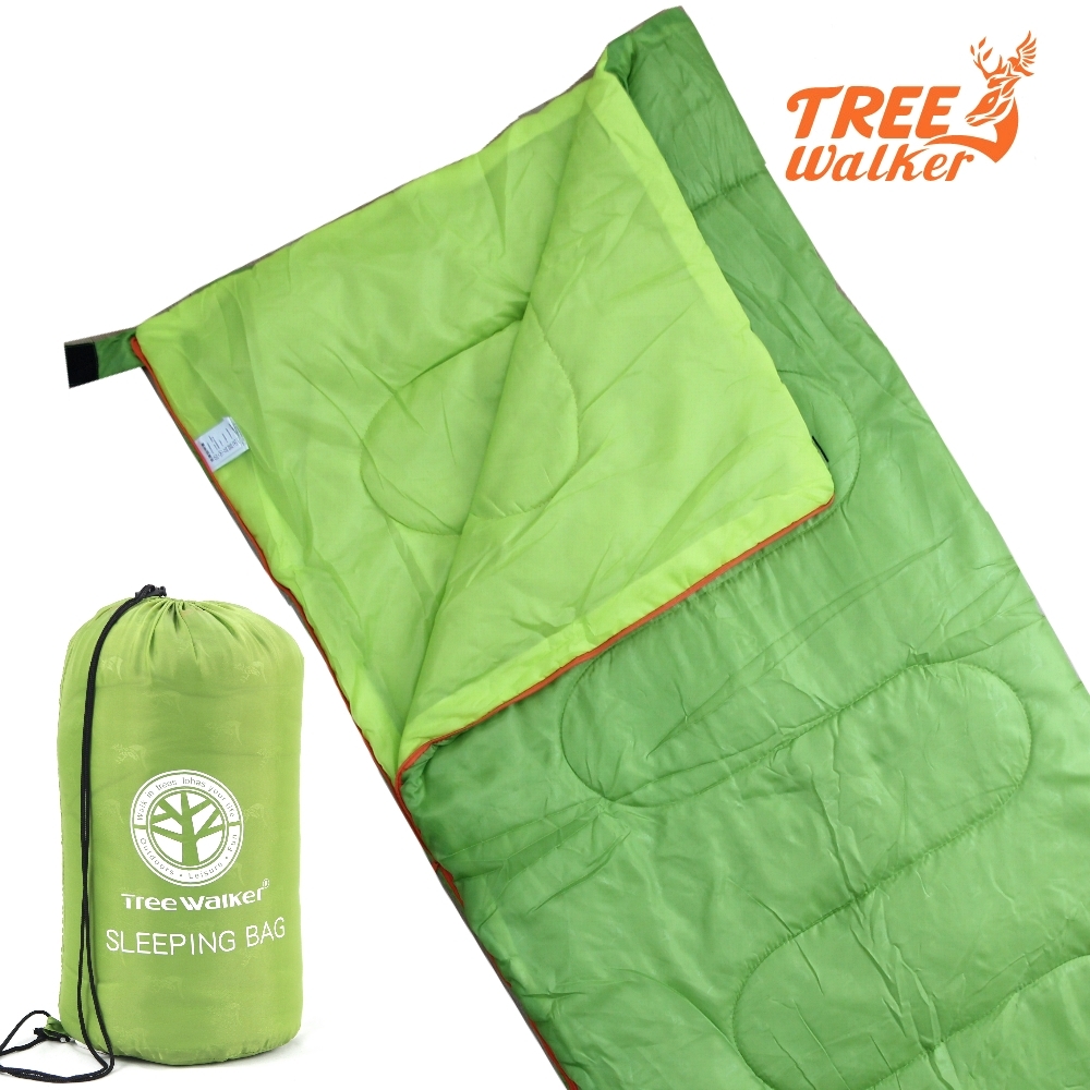 TreeWalker 輕便纖維睡袋-青綠/青綠