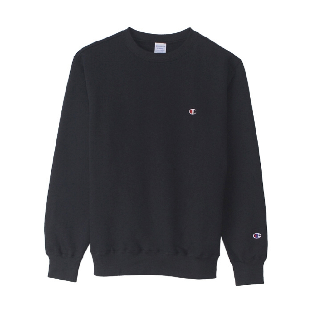 Champion Basic 內刷毛大學Tee 深藍