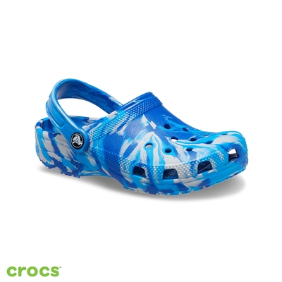 Crocs 卡駱馳 (童鞋) 經典大理石花紋小童克駱格 - 206838-4LB