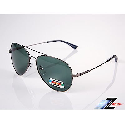 【Z-POLS】頂級記憶合金輕量墨綠Polarized 抗UV400偏光太陽眼鏡