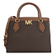 MICHAEL KORS MOTT經典PVC雙層兩用大手提包(咖) product thumbnail 1