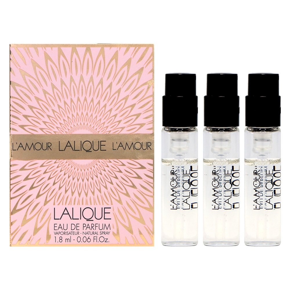 LALIQUE萊儷 L’Amour Lalique 愛慕女性淡香精 1.8ml 針管 *3入組