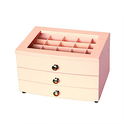 日式紅粉佳人-AccessCo- 首飾珠寶收藏箱-BF-JW08PK