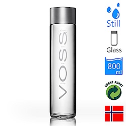 VOSS芙絲 挪威礦泉水(800ml)-銀蓋玻璃瓶