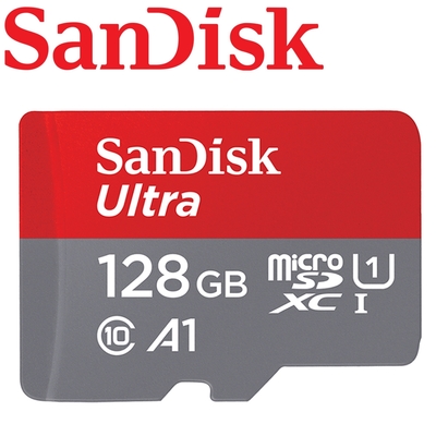 SanDisk 128GB 120MB/s Ultra microSDXC U1 A1 記憶卡