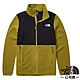 【The North Face】男 拼接舒適保暖立領抓絨外套/夾克_83O9-KTI 硫黃色 product thumbnail 1