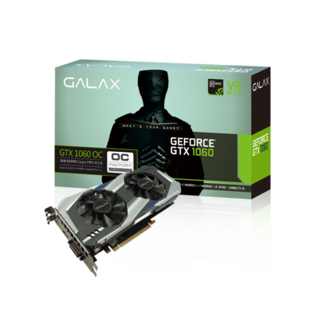 GALAX 影馳 GTX 1060 OC 3GB DDR5 顯示卡