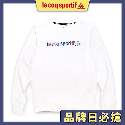 le coq sportif 法國公雞牌休閒圓領T恤 男女-白