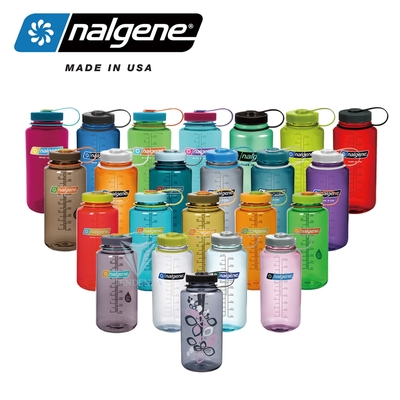 美國Nalgene 1000cc 寬嘴水壺 - Sustain永續水壼 - 多色可選