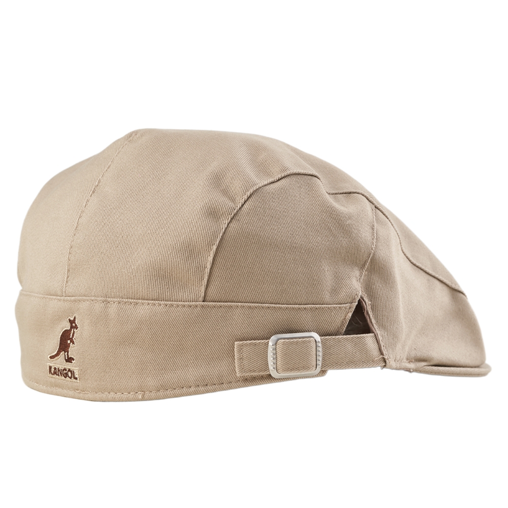 KANGOL SMU COTTON HUNTING CAP 袋鼠調整扣環小畫家帽休閒刺繡LOGO貝雷