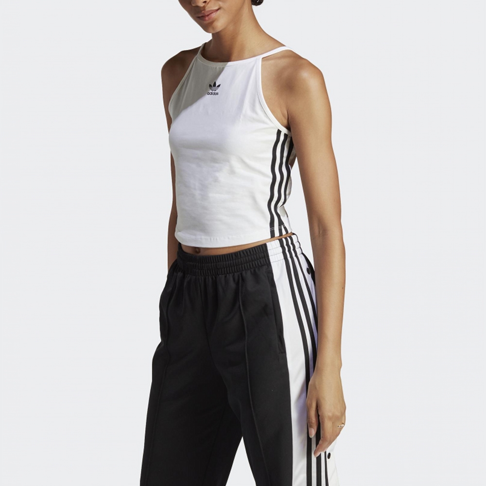 adidas 愛迪達 背心 女款 運動背心 慢跑 三葉草 亞規 TANK TOP 白 IB7303