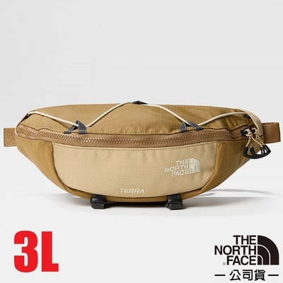 【The North Face】TERRA LUMBAR 防潑水可調節腰帶休閒腰包3L.斜背包.側背包.腰臀包_81EO-WK2 棕