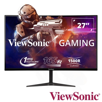 ViewSonic VX2718-PC-mhd 27型1500R曲面電競螢幕(內建喇