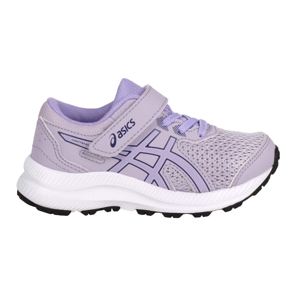 ASICS CONTEND 8 PS 女中童慢跑鞋-運動 亞瑟士 1014A258-500 芋紫丈青