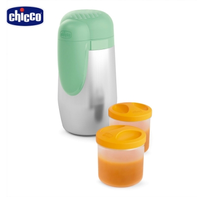 chicco-多功能不鏽鋼保溫罐(附食物保存盒)