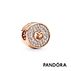 【Pandora官方直營】鏤空愛心密鑲寶石周年紀念串飾 product thumbnail 1