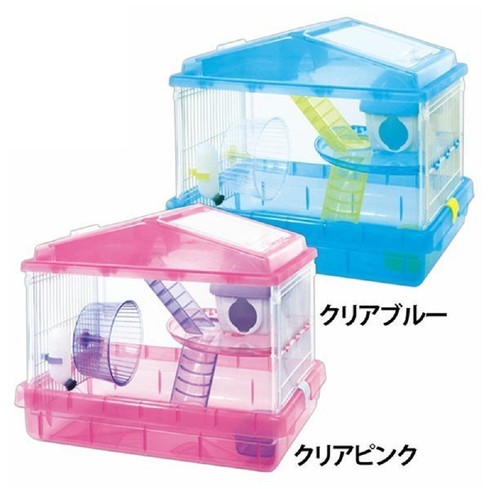 日本IRIS雙層鼠用造型籠-粉色/藍色