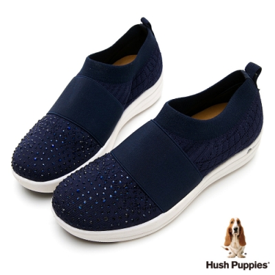 Hush Puppies 亞洲首發高效能彈力健走鞋-藍