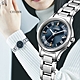 CITIZEN 星辰 xC 光動能 輕量鈦金屬 電波對時淑女腕錶-銀 藍面27mm ES9490-61L product thumbnail 1