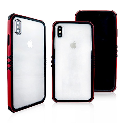 zeus armor宙斯鎧甲iPhone Xs Max 雅典娜系列 耐撞擊防摔殼_紅