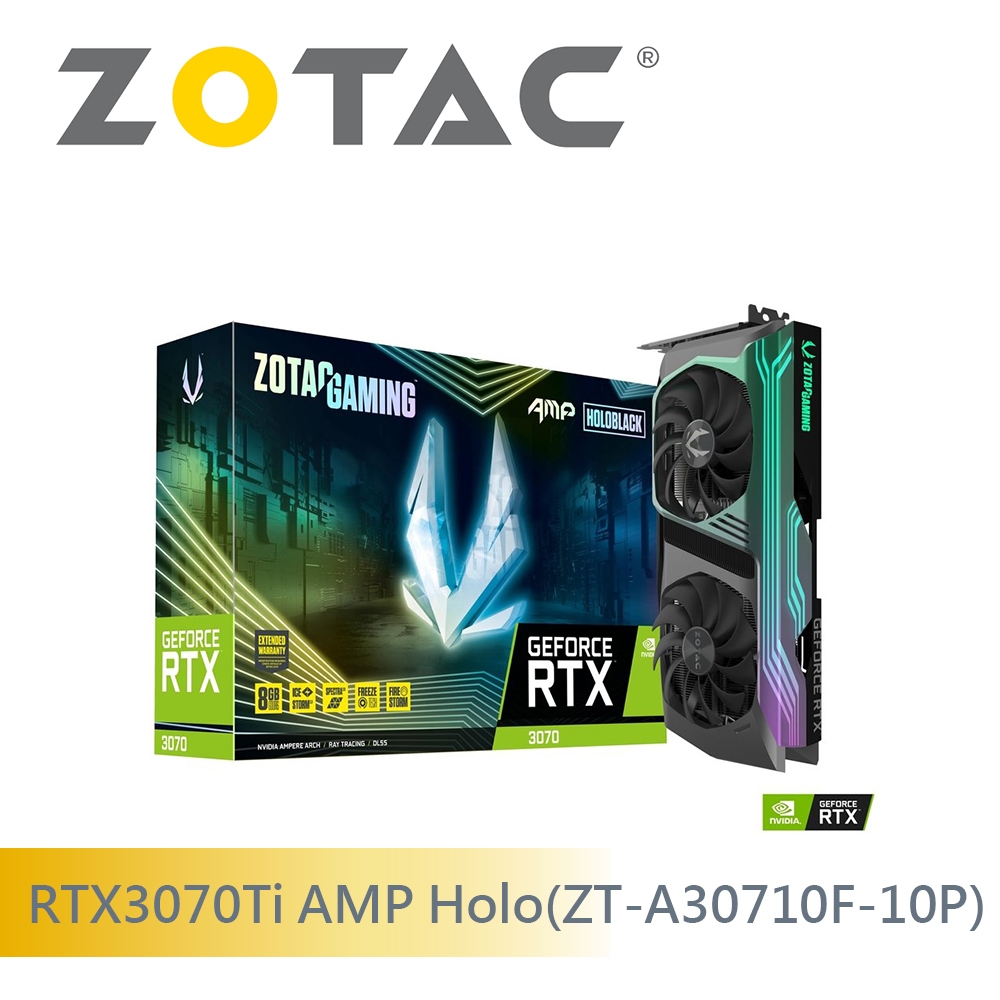 ZOTAC RTX3070Ti AMP Holo(ZT-A30710F-10P) 顯示卡