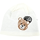 MOSCHINO 塗鴉泰迪熊混紡羊毛帽(米白色) product thumbnail 1