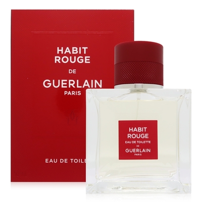 Guerlain 嬌蘭 Habit Rouge 紅衣騎士男性淡香水 EDT 50ml (新版) (平行輸入)