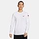 NIKE 上衣 男款 長袖上衣 運動 AS U NSW TEE LS HEART AND SOLE 白 FV3994-100 product thumbnail 1