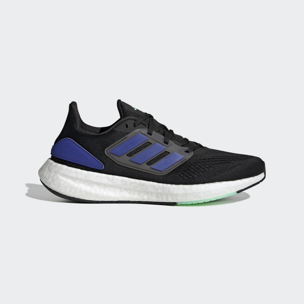 ADIDAS PUREBOOST 22 男 慢跑鞋-黑藍-HQ8584